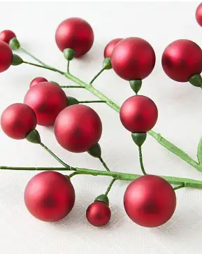 Burgundy Brilliant Bursts Tree Pick Set Burgundy Brilliant Bursts Tree Pick Set