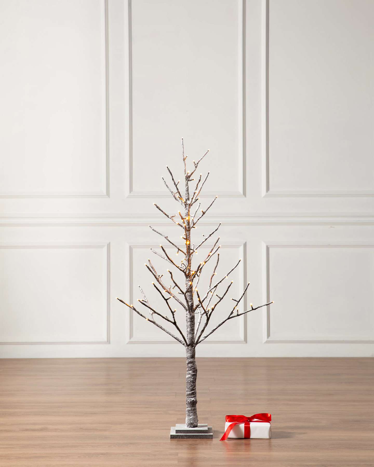 Balsam Hill 4-Foot Snowy Branch LED Artificial Christmas Tree