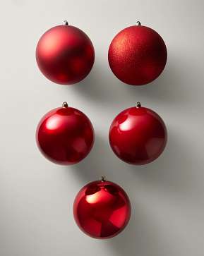 Red BH Signature Shatter-Resistant Ornaments Red BH Signature Shatter-Resistant Ornaments