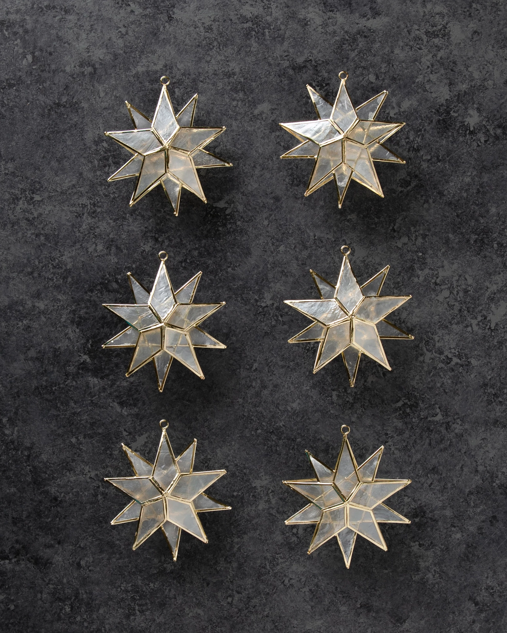 Star Capiz Christmas Ornament Set | Balsam Hill