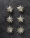 Star Capiz Ornaments Set of 6 by Balsam Hill