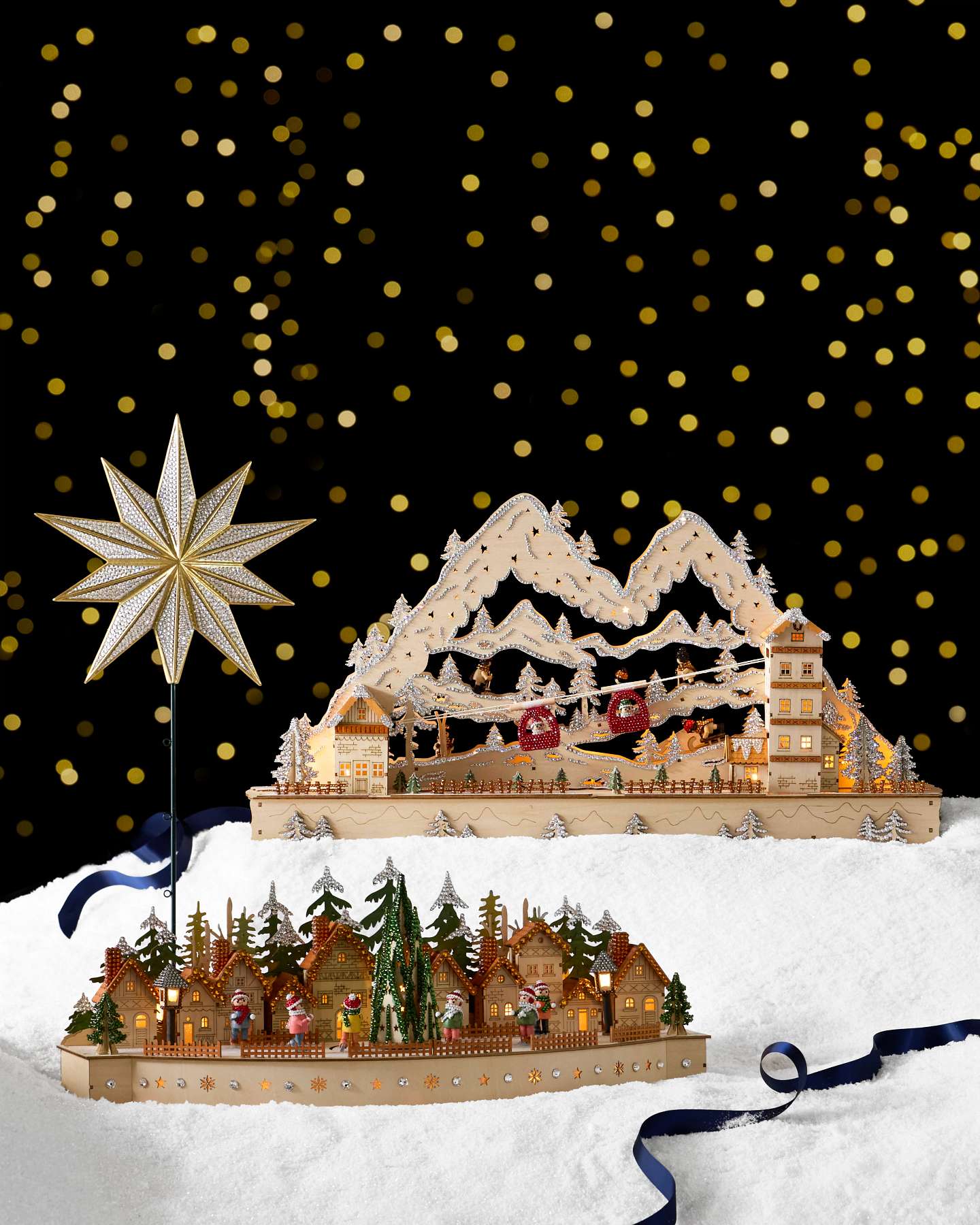 Balsam Hill Star Bright Tree Topper Featuring Crystals by Swarovski®