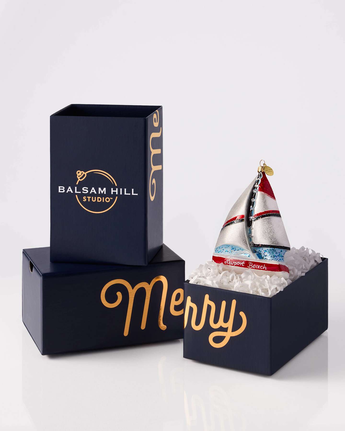 Balsam Hill Studio Sailboat Ornament
