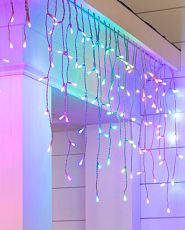 Multicolour icicle light strings