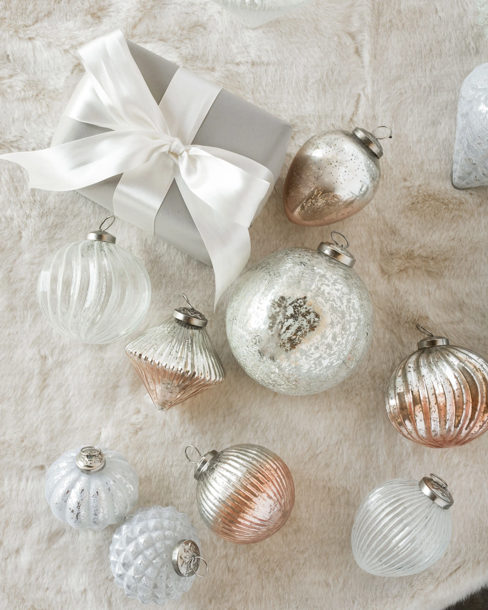 Ivory Lodge Faux Fur Tree Skirt by Balsam Hill Lifestyle 30