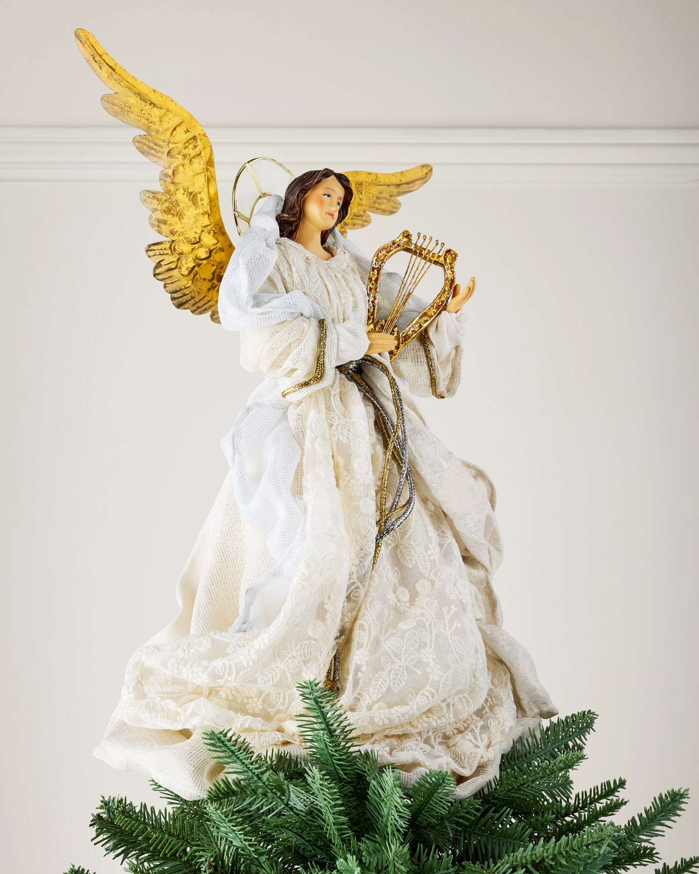 18" Capiz Angel Tree Topper