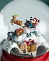 Santas Village Animated Snow Globe by Balsam Hill Closeup 10