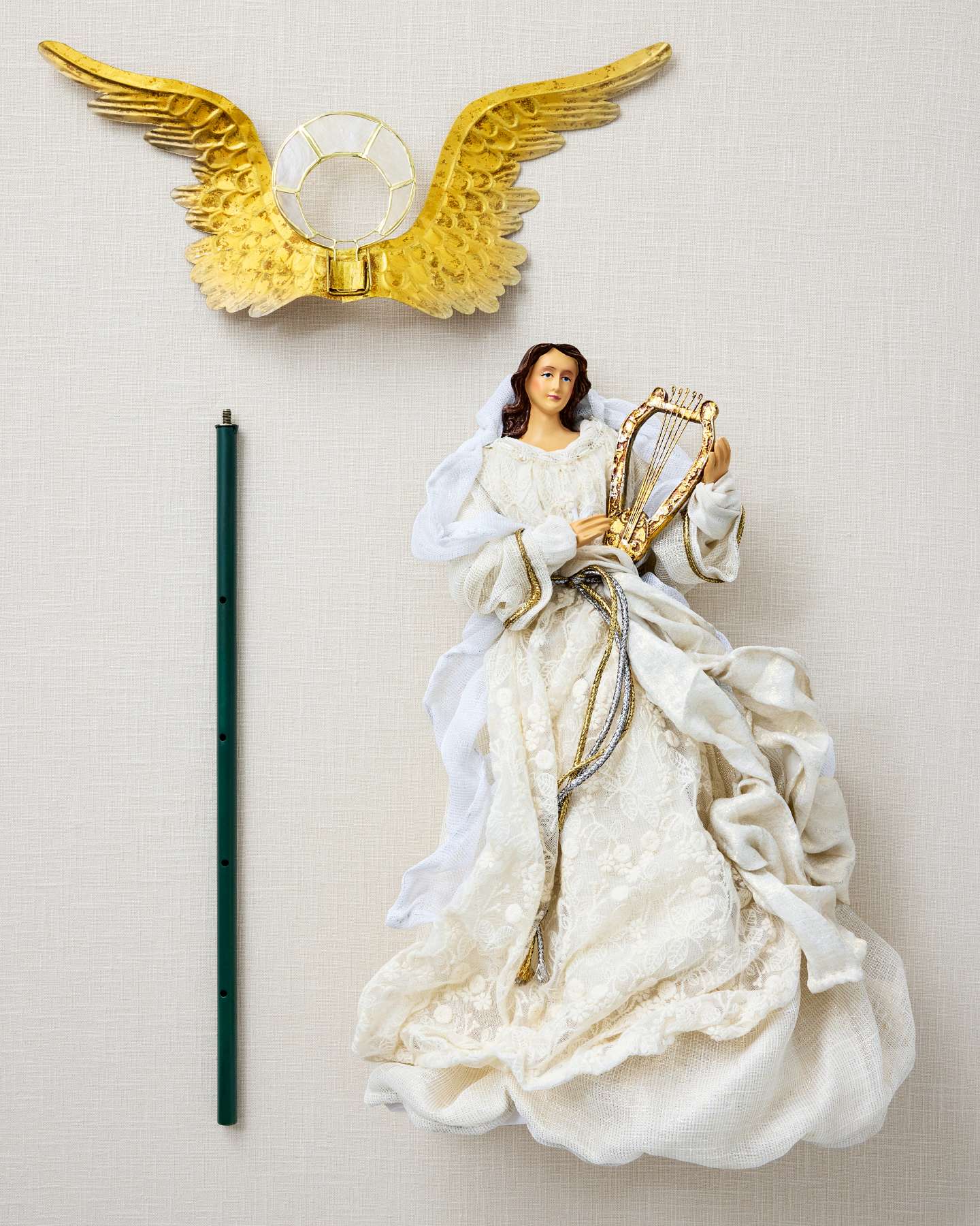 18" Capiz Angel Tree Topper