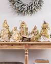 Gold Nativity Scene, Set of 6  by Balsam Hill SSC