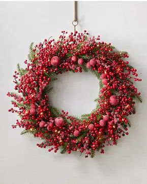 Sugared Berry Wreath Sugared Berry Wreath