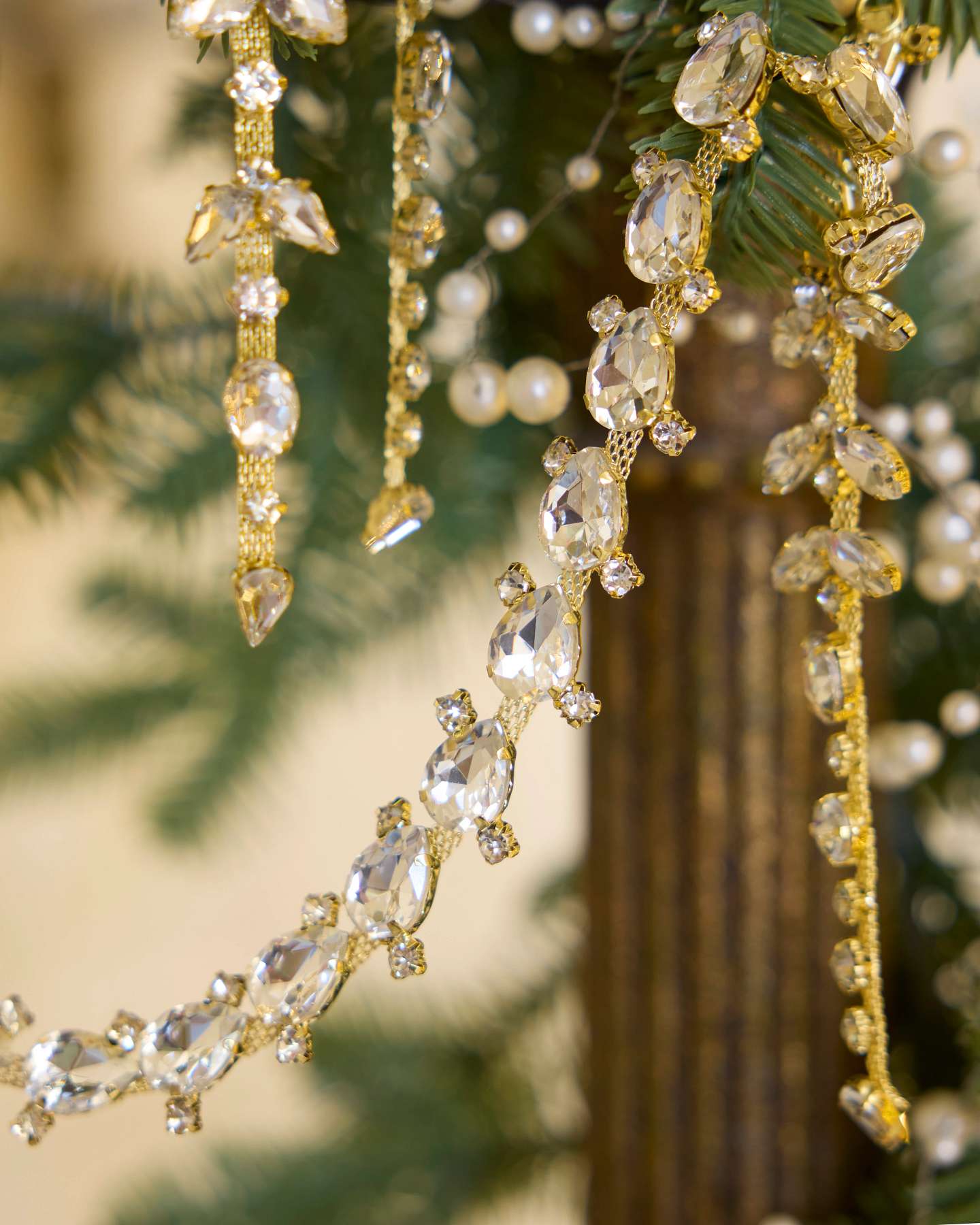 Rhinestone Tree Garland Set