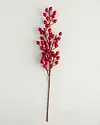 Large Red Berry Picks Set of 12 by Balsam Hill Closeup 10