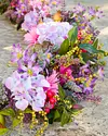 Vibrant Summer Bloom Garland by Balsam Hill Closeup