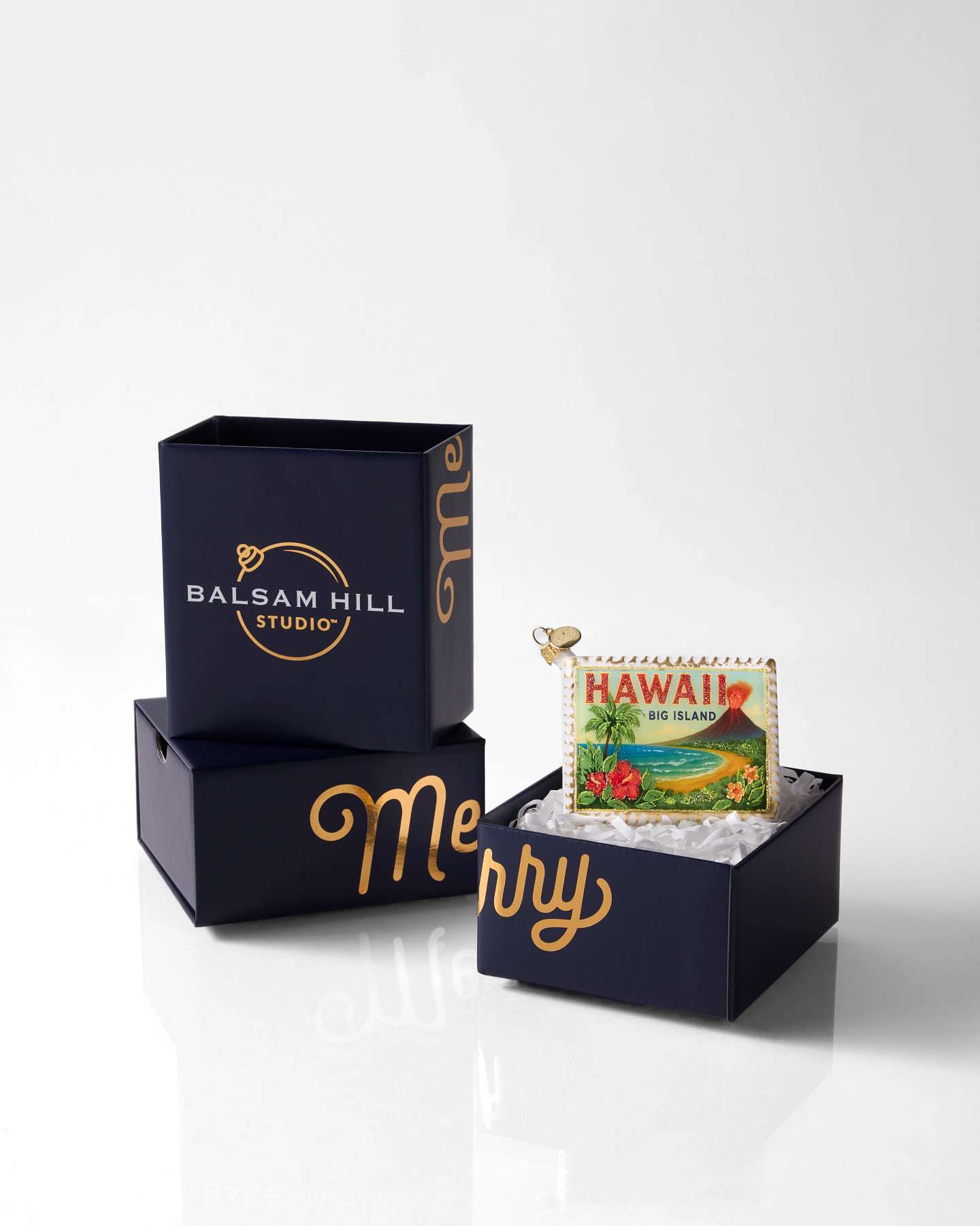 Balsam Hill Studio Hawaii Big Island Postcard Ornament