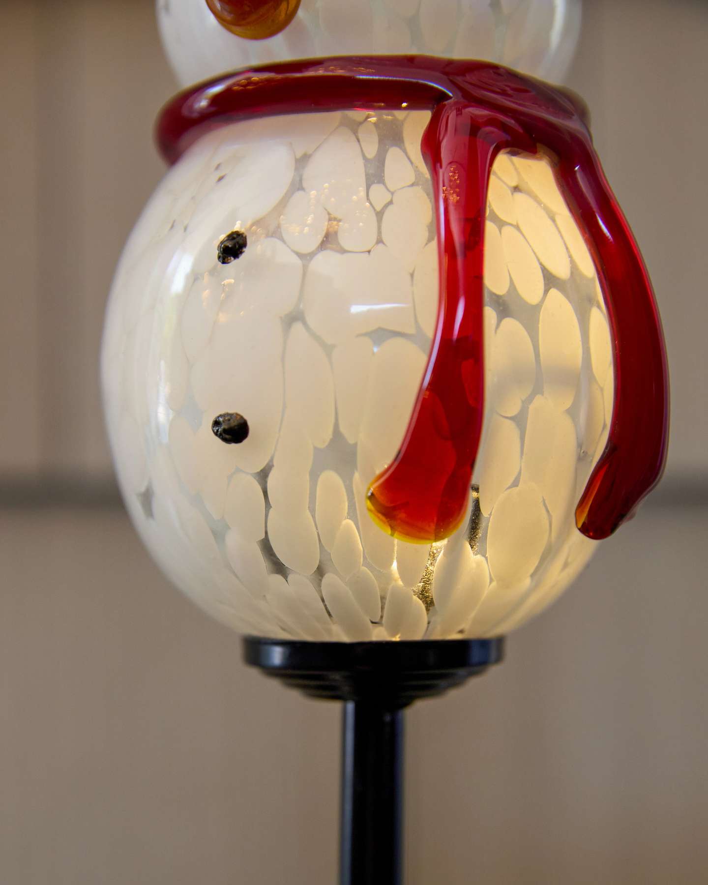 Solar Snowman Pathway Lights, Set of 4