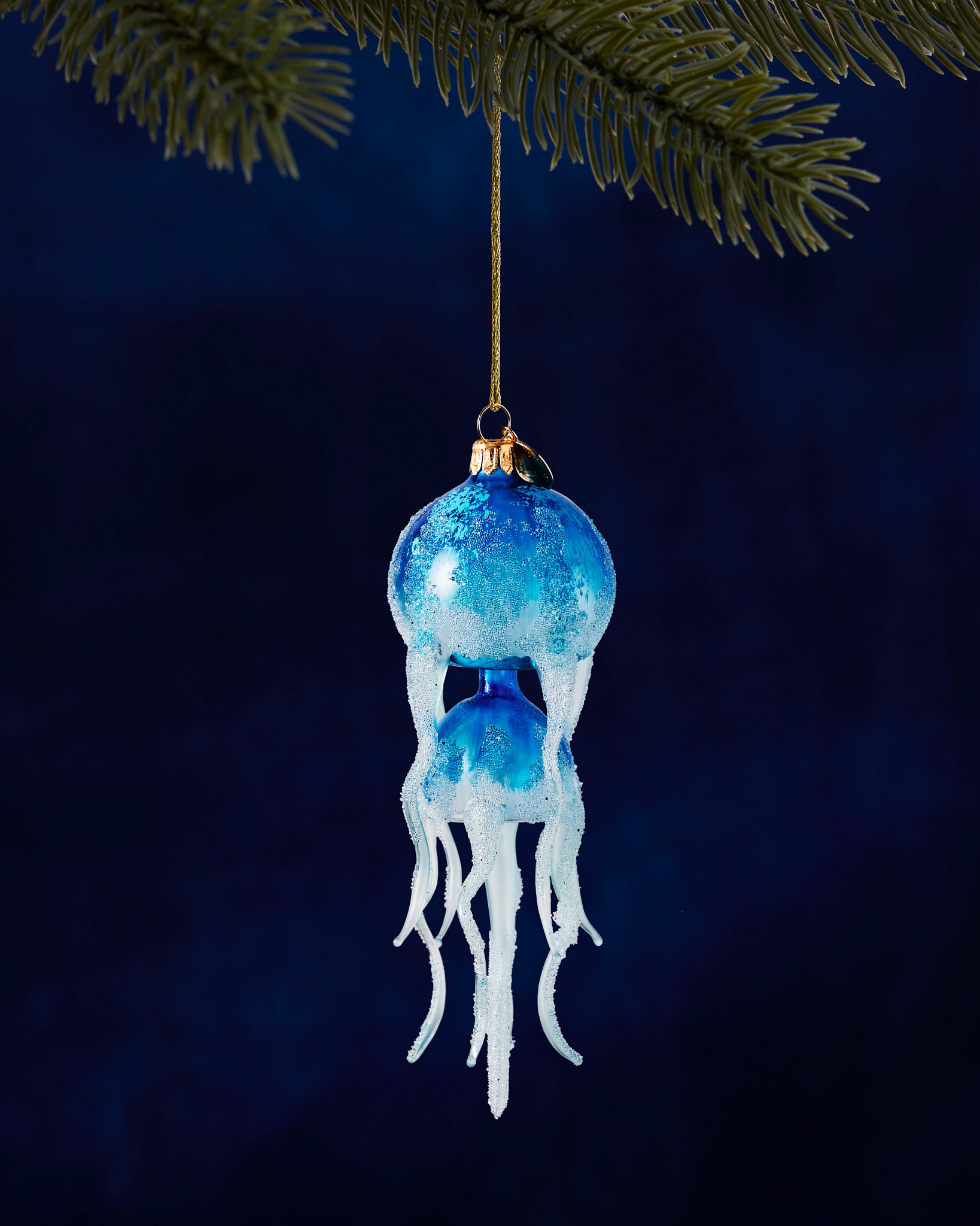 Balsam Hill Studio Blue Jellyfish Ornament