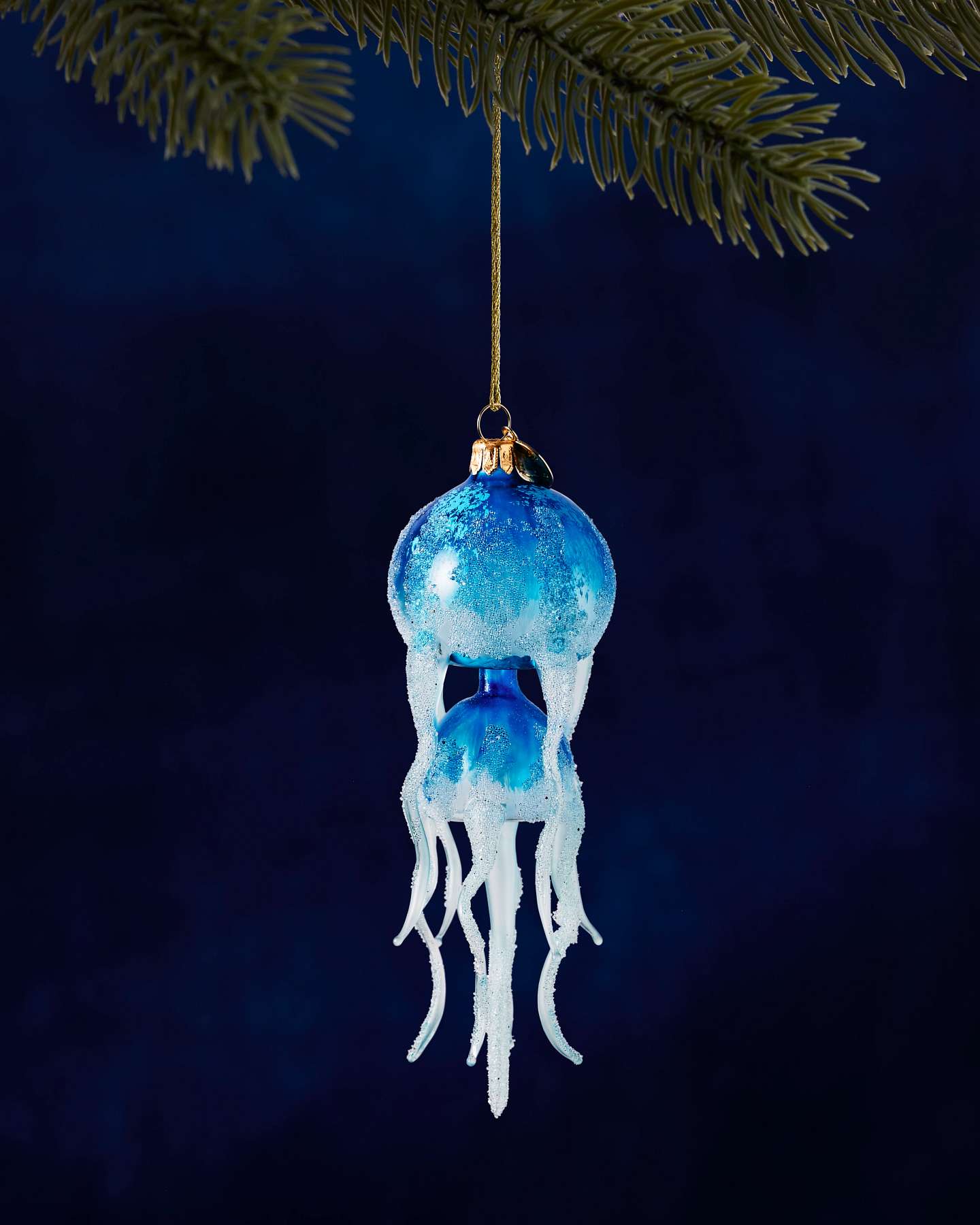 Balsam Hill Studio Blue Jellyfish Ornament