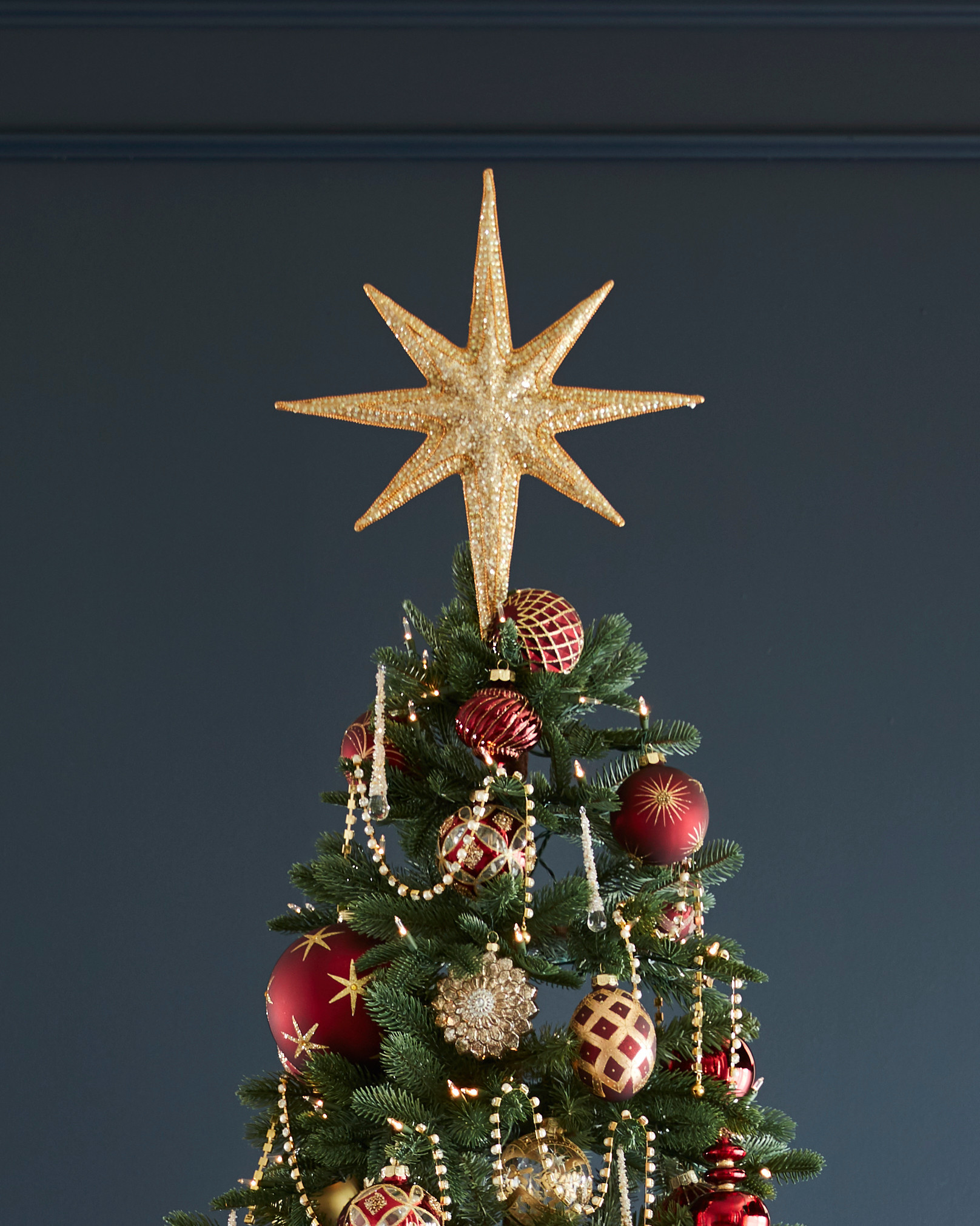 Star Beaded Tree Topper Balsam Hill UK