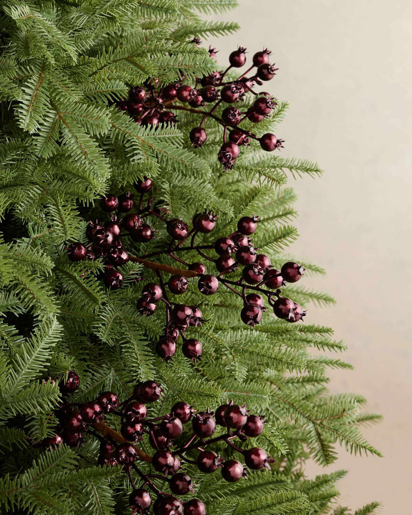 Bordeaux Berry Christmas Picks, Set of 12