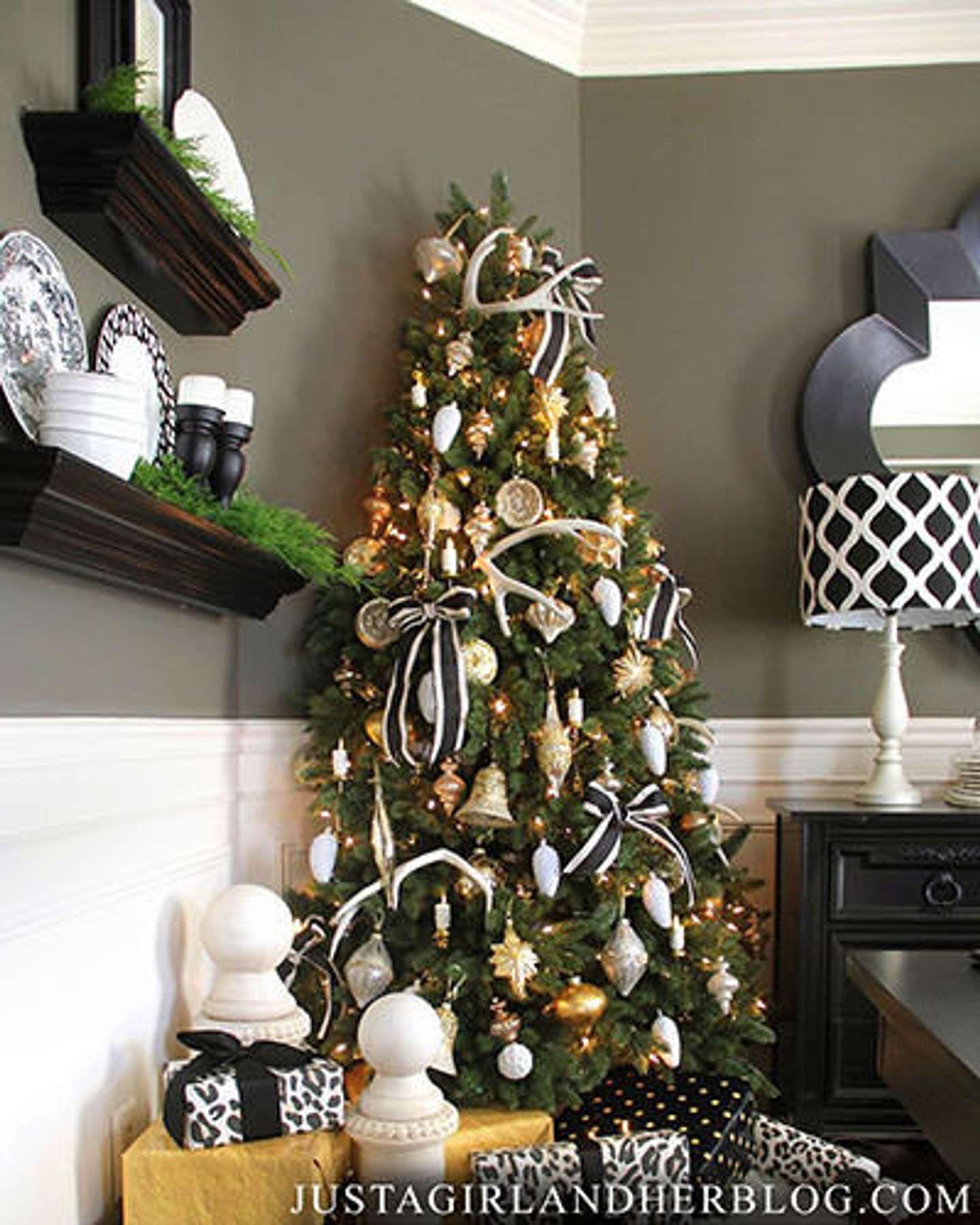 Balsam Hill Fifth Avenue Flatback Artificial Christmas Tree Just a Girl and Her Blog Feature