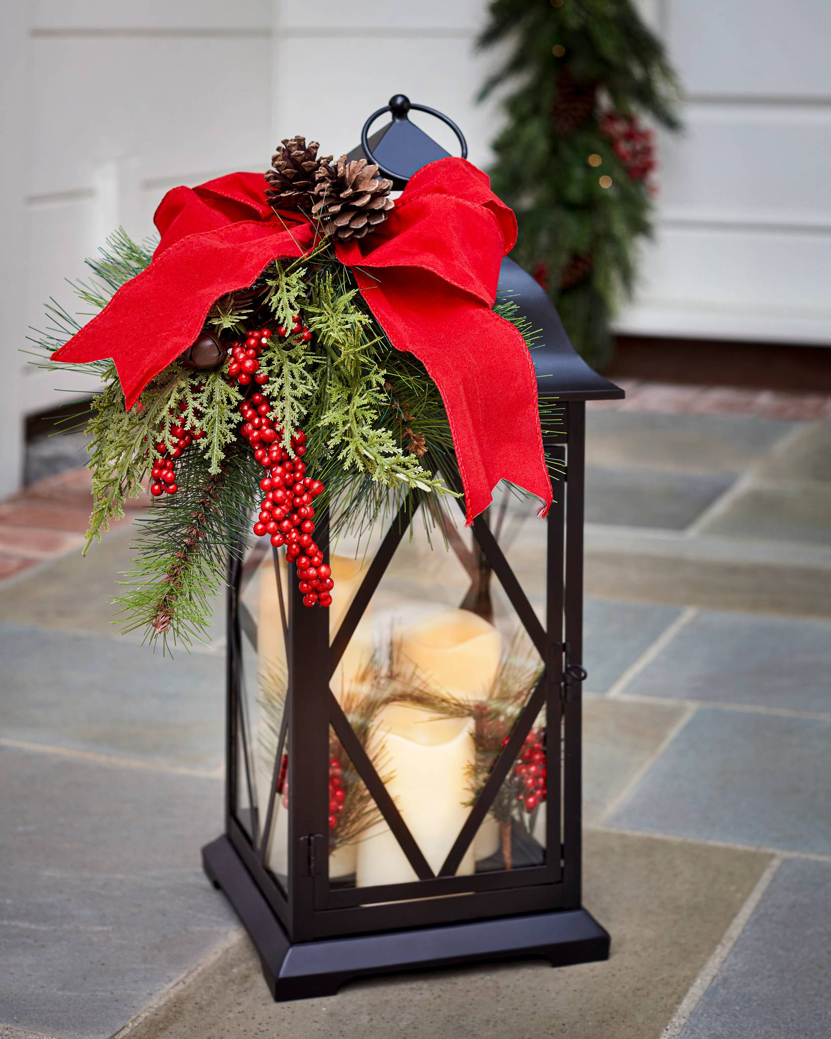 Holiday Lanterns with LED Candles | Balsam Hill