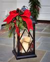 Holiday Lantern with LED Candles by Balsam Hill