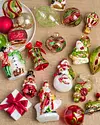 Mistletoe and Holly Glass Ornament Set, 35 Pieces by Balsam Hill SSC 10