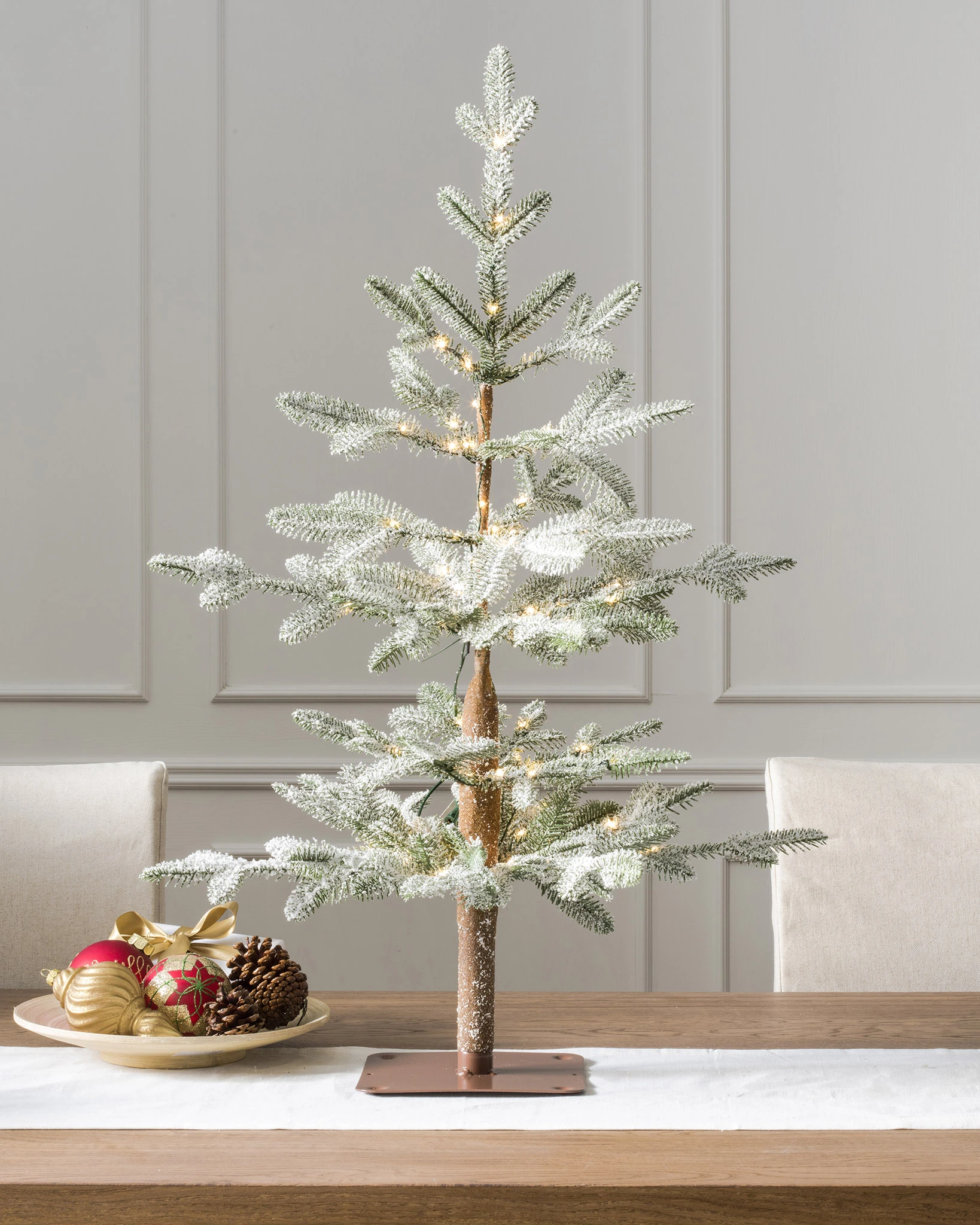 Frosted Alpine Balsam Fir® Tabletop Artificial Christmas Tree | Balsam Hill