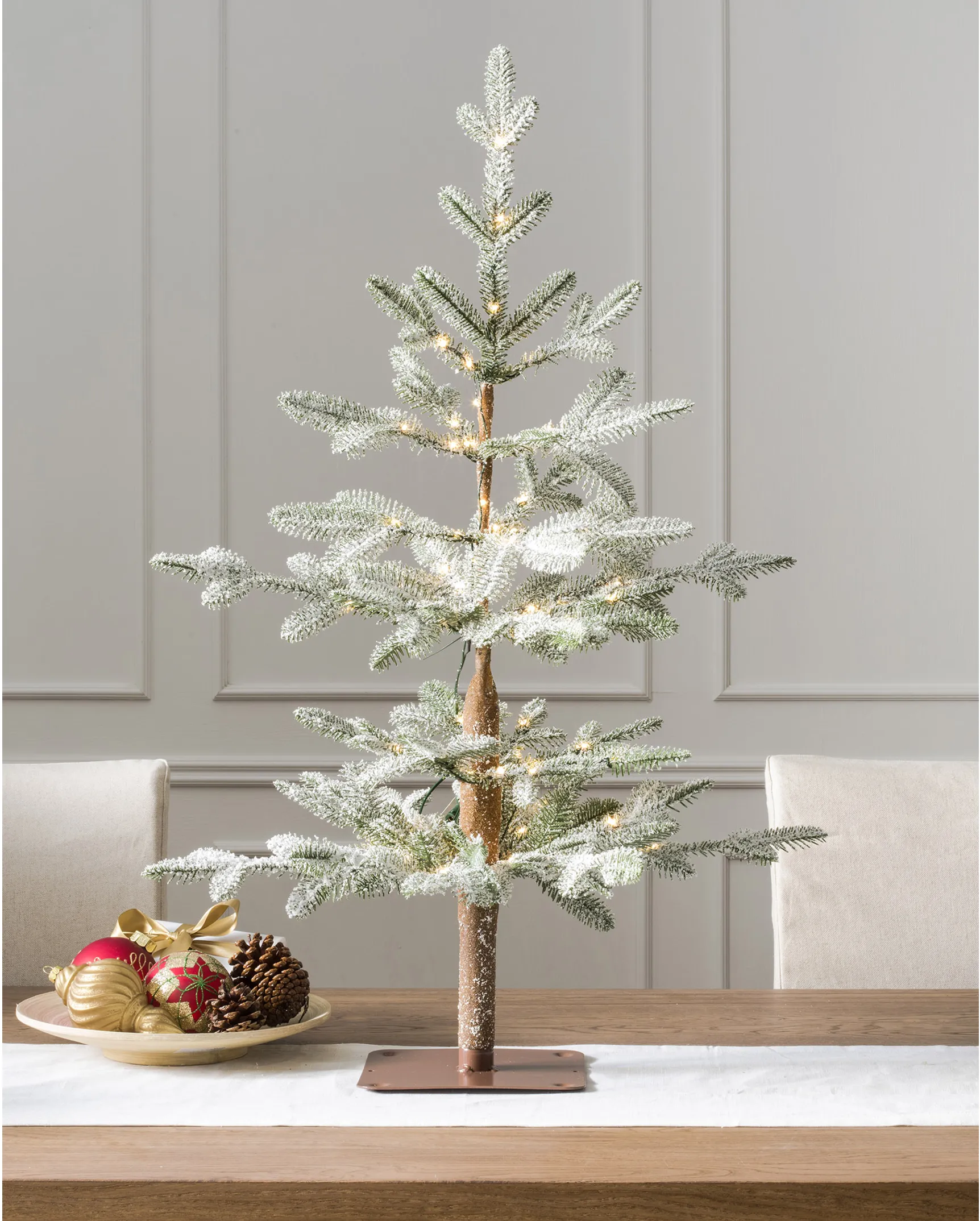Frosted Alpine Balsam Fir® Tabletop Artificial Christmas Trees