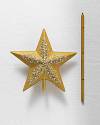 Gold Star Beaded Tree Topper by Balsam Hill Closeup 20