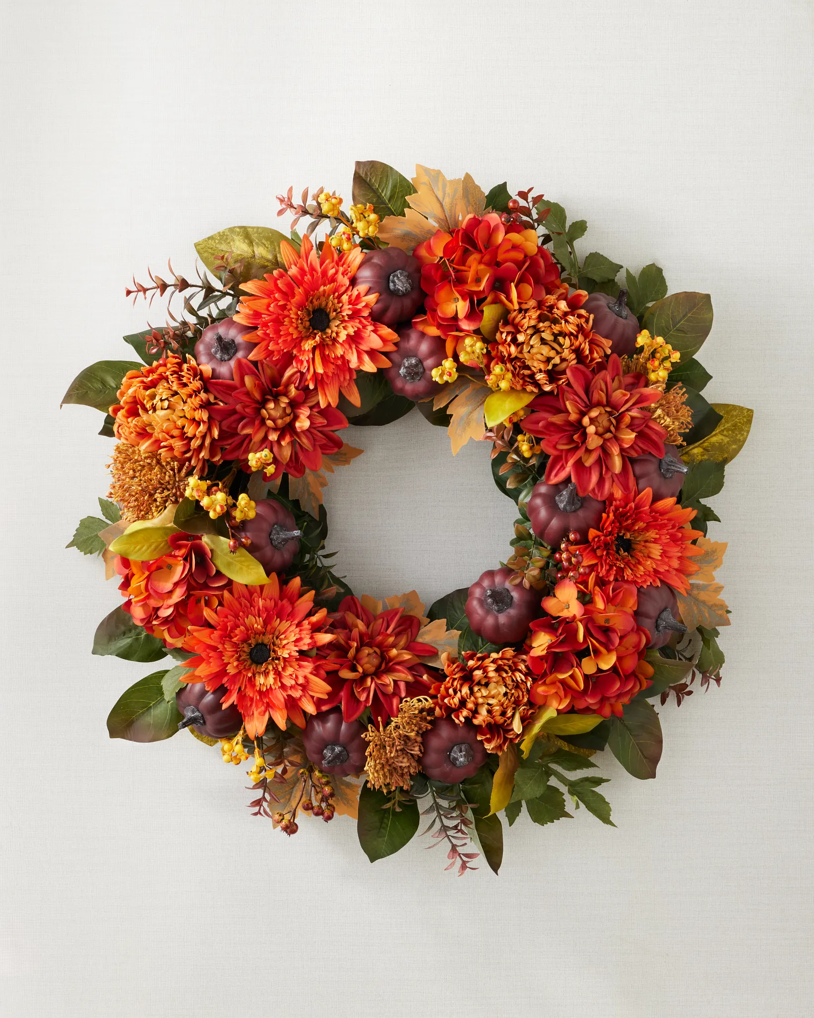Pumpkin Floral Wreath