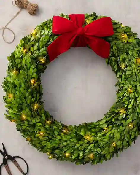 Preserved Boxwood Regency Wreath by Balsam Hill