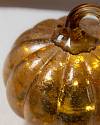 Glowing Glass Pumpkins Set of 3 Closeup 15 by Balsam Hill