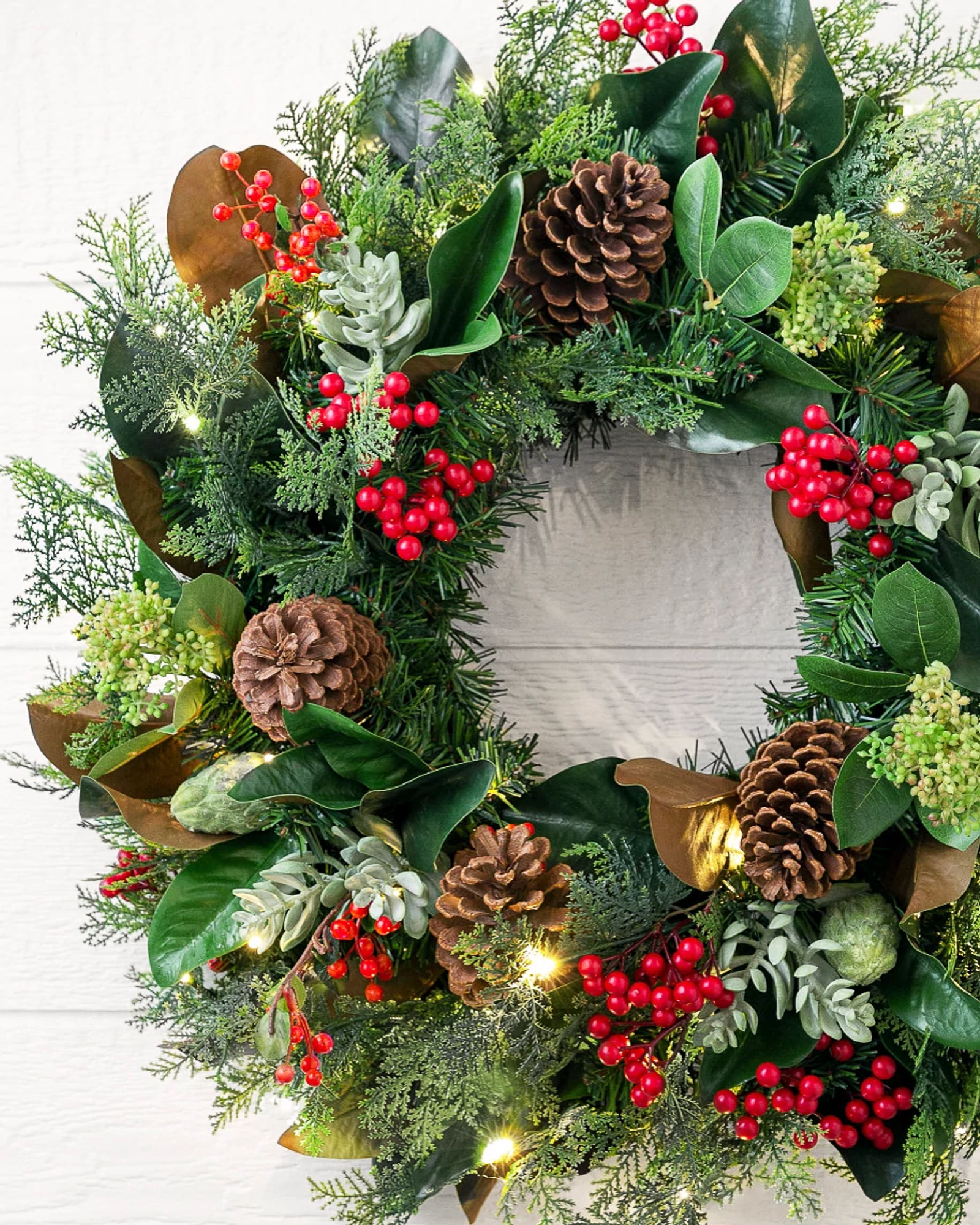 Premium Christmas Wreath Supplies Set Artificial Pine - Temu