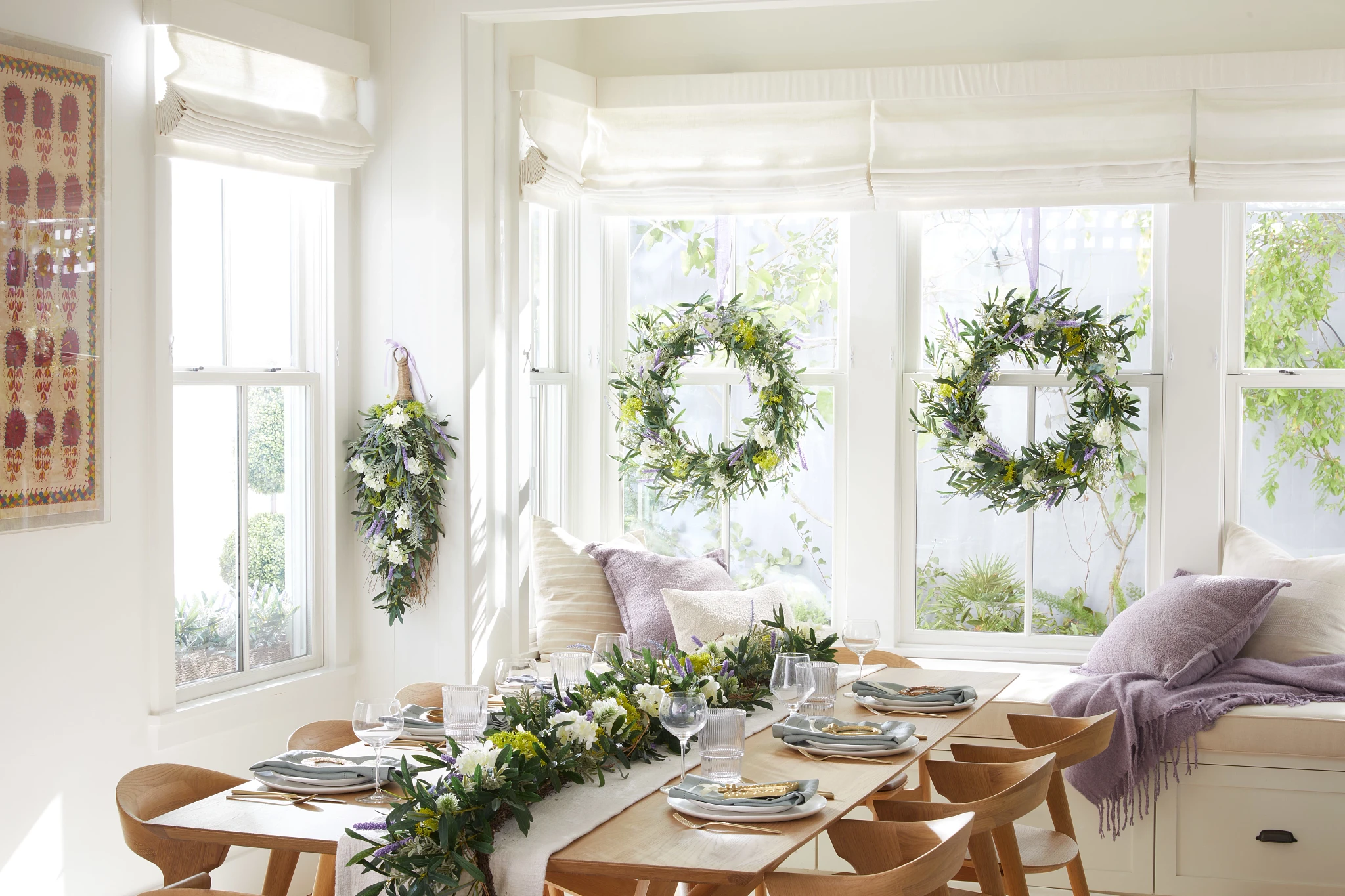 Window Garland Spring Spring & Summer Wreath Guide | Balsam Hill