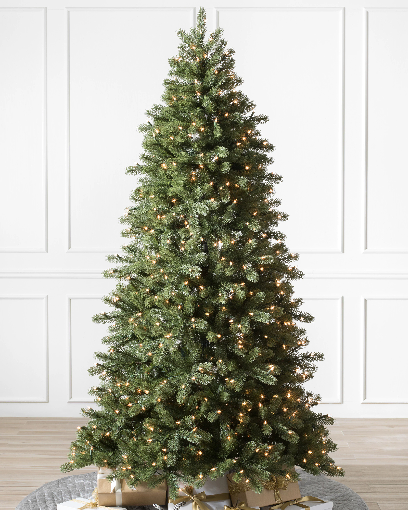 Balsam Hill Frosted Yukon Spruce Pre-Lit Artificial Tree in LED Micro at Nordstrom, Size 9ft