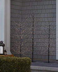 Pre-lit twig trees