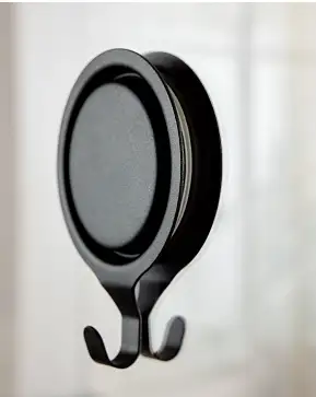 Matte Black Magnetic Wreath Hanger Set Matte Black Magnetic Wreath Hanger Set