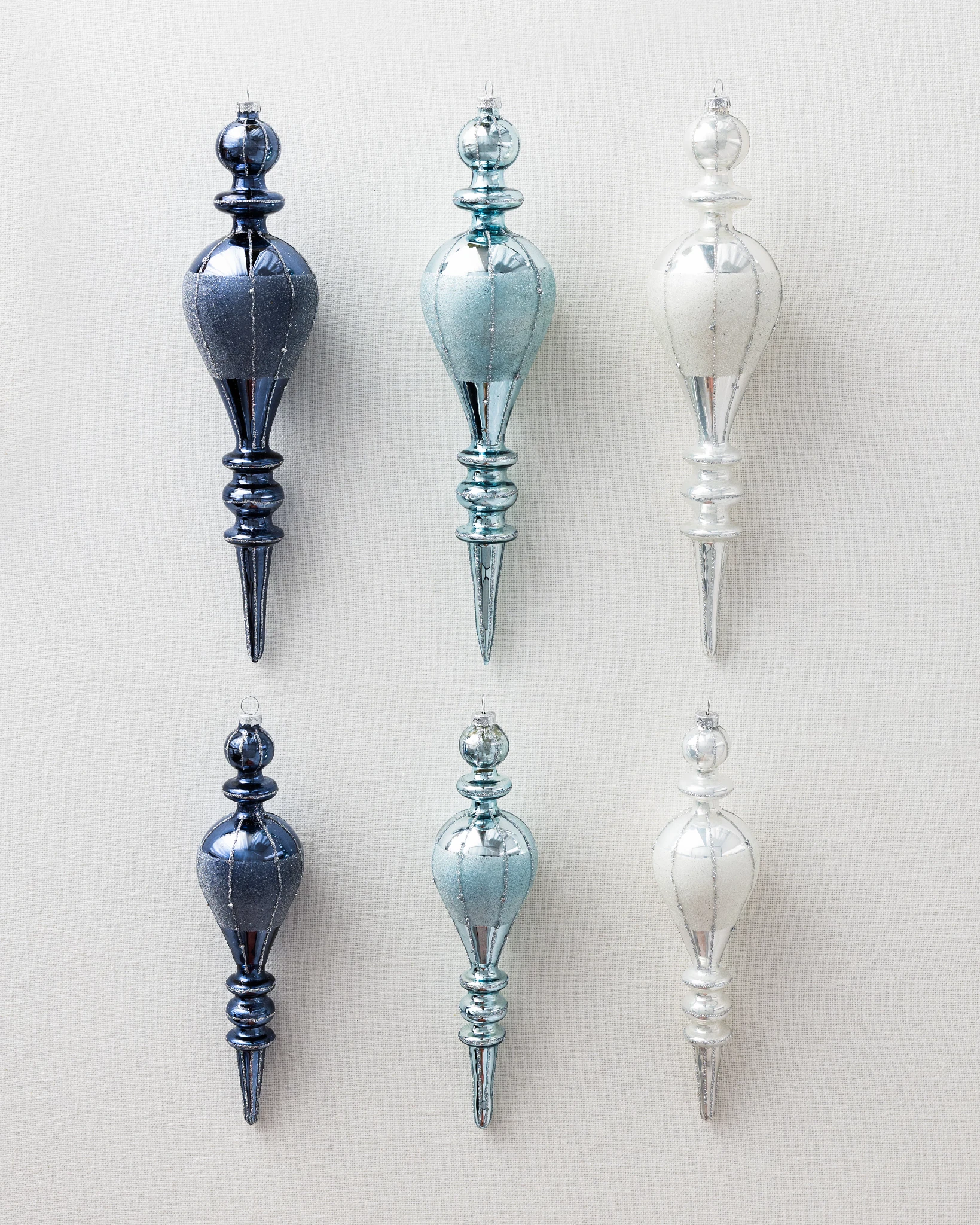 Starry Night Finial Ornament Set