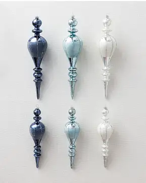 Starry Night Finial Ornament Set Starry Night Finial Ornament Set