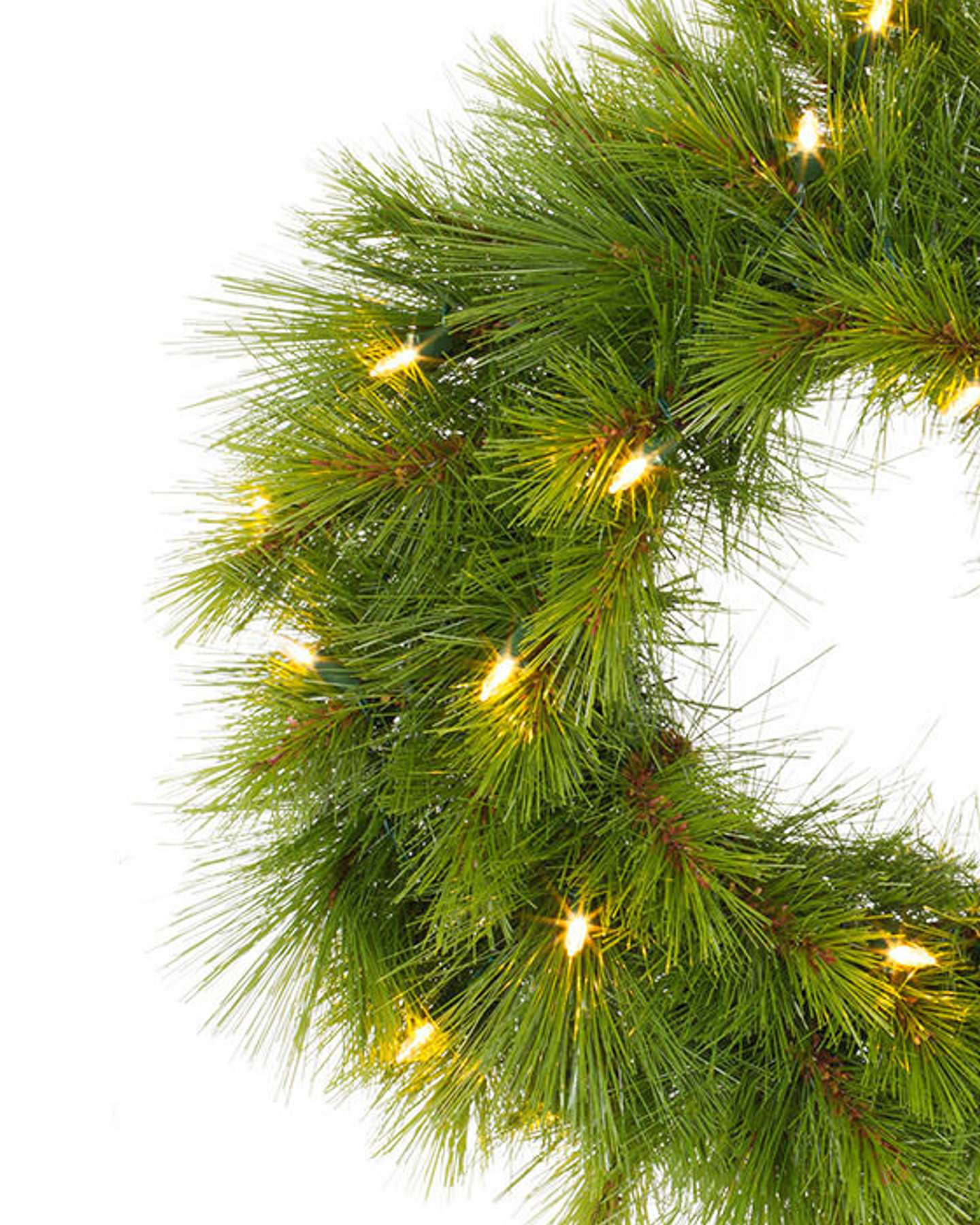 Balsam Hill Monterey Pine Christmas Foliage Styled for a Festive Display