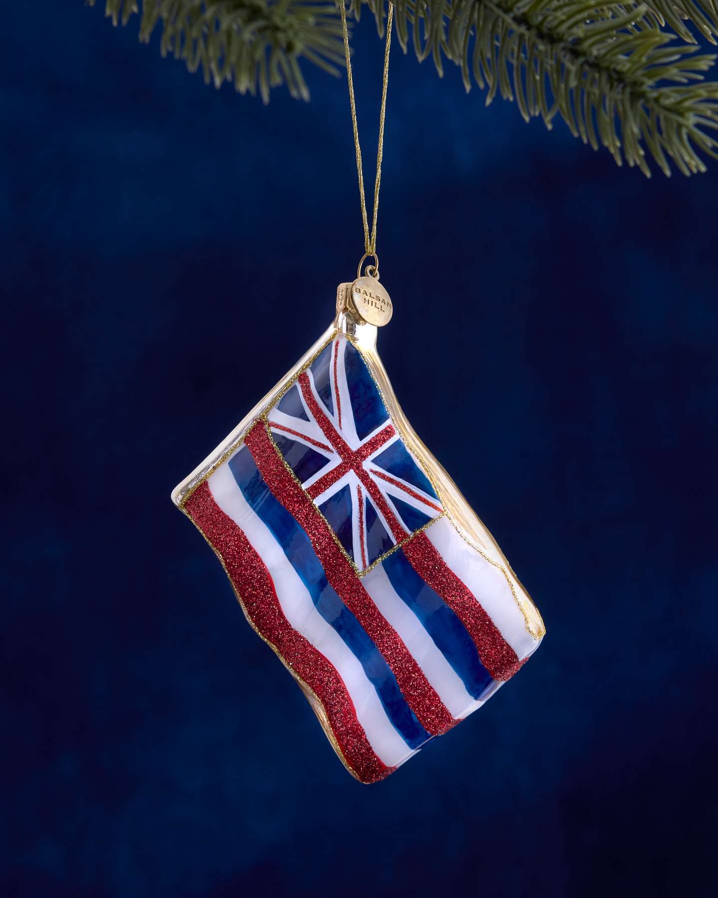 Balsam Hill Studio Hawaii State Flag Ornament