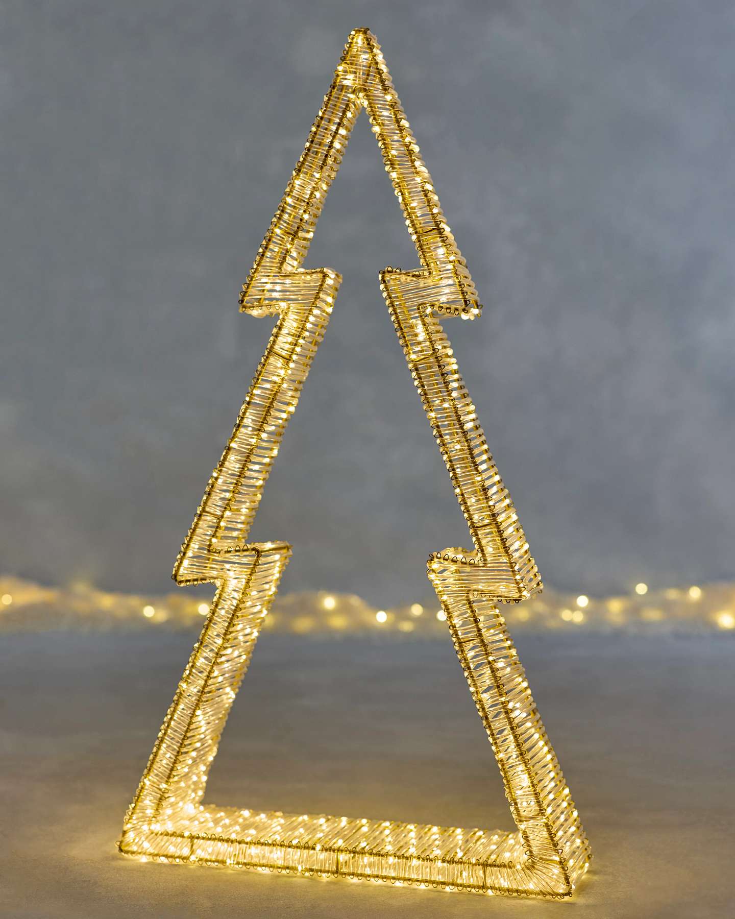 39.5" Twinkling Christmas Tree Silhouette
