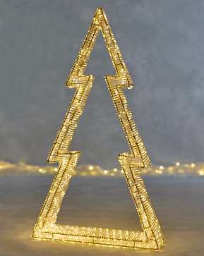 Twinkling Christmas Tree Silhouette Twinkling Christmas Tree Silhouette