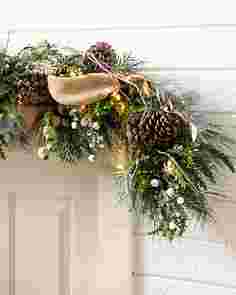 Mixed Evergreen With Pinecones Foliage Balsam Hill Balsam Hill Mixed Evergreen Prelit Artificial Christmas Garland