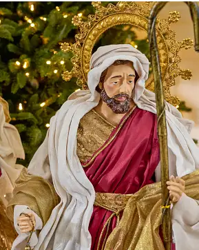 Burgundy Holy Night Nativity Set Burgundy Holy Night Nativity Set