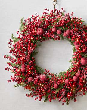 Sugared Berry Wreath Sugared Berry Wreath