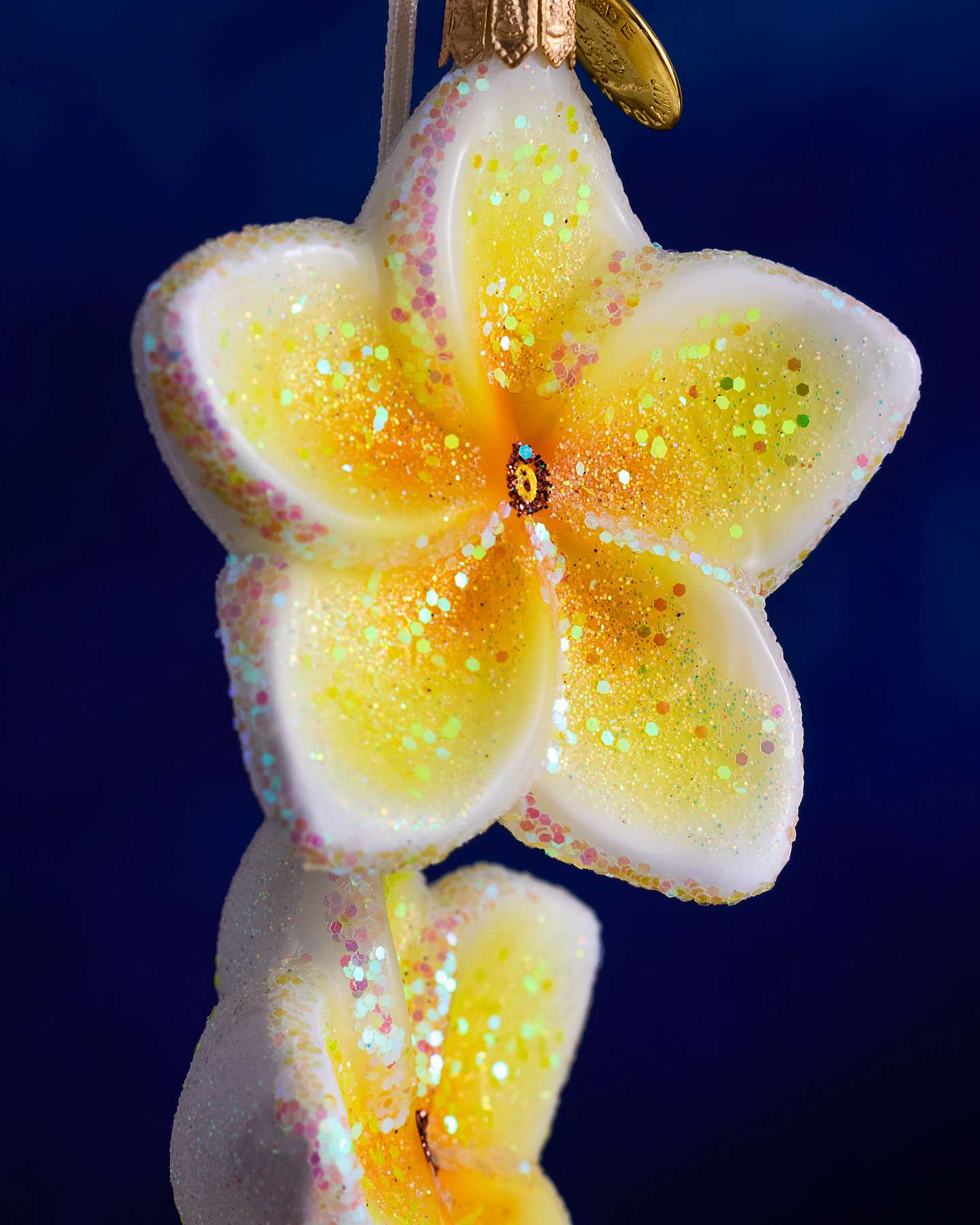 Balsam Hill Studio White Plumeria Ornament