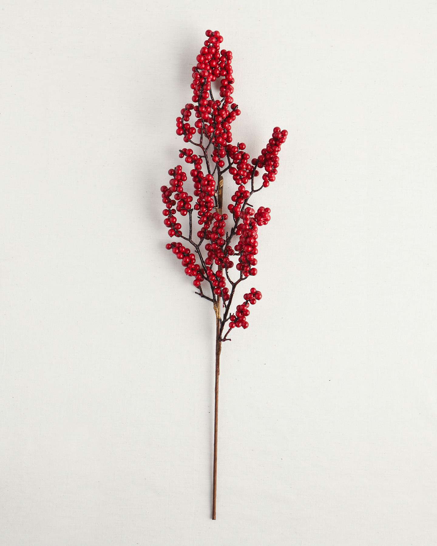 Balsam Hill Small Red Berry Picks Set of 12 Close-Up