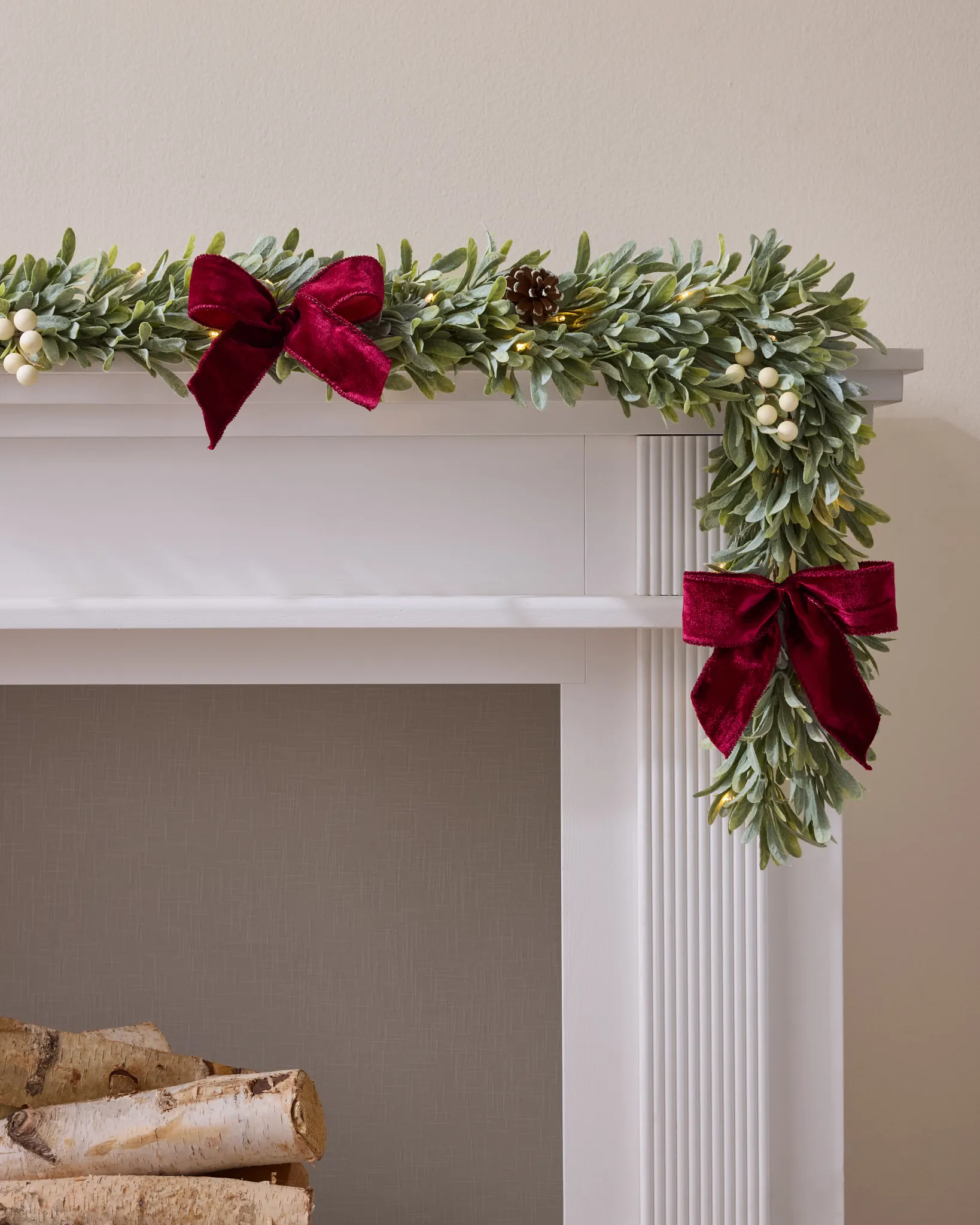 Winterberry Mistletoe Garland